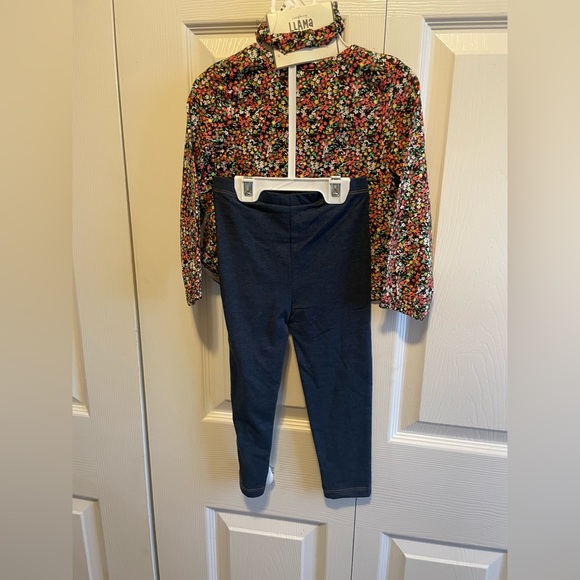 Laughing Llama 3 piece set 24 months top, pants, and headband NWT! New!! - Picture 5 of 9